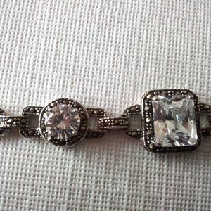 Marcasite and jewels bracelet